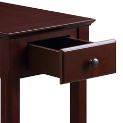 Bertie Espresso Accent Table - Ornate Home