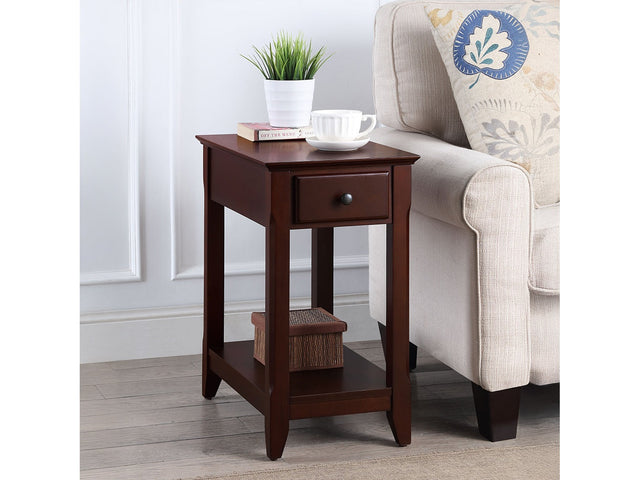 Bertie Espresso Accent Table - Ornate Home