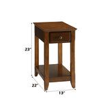 Bertie Walnut Accent Table - Ornate Home