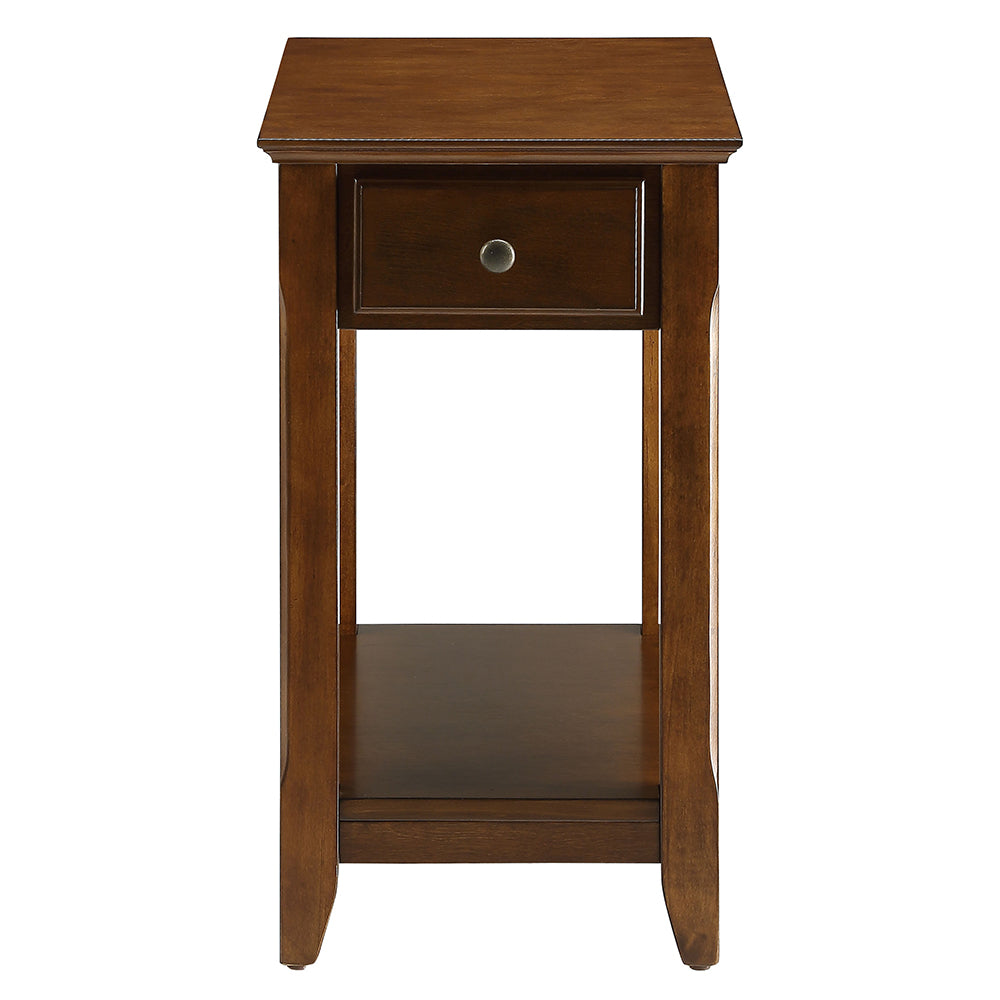 Bertie Walnut Accent Table - Ornate Home