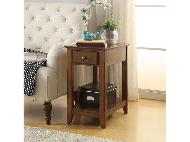Bertie Walnut Accent Table - Ornate Home