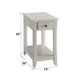 Bertie White Accent Table - Ornate Home