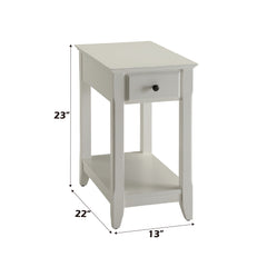 Bertie White Accent Table - Ornate Home