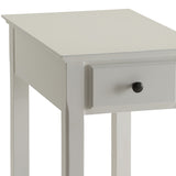 Bertie White Accent Table - Ornate Home