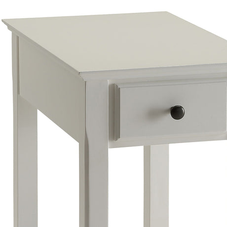 Bertie White Accent Table - Ornate Home
