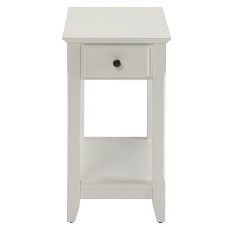 Bertie White Accent Table - Ornate Home