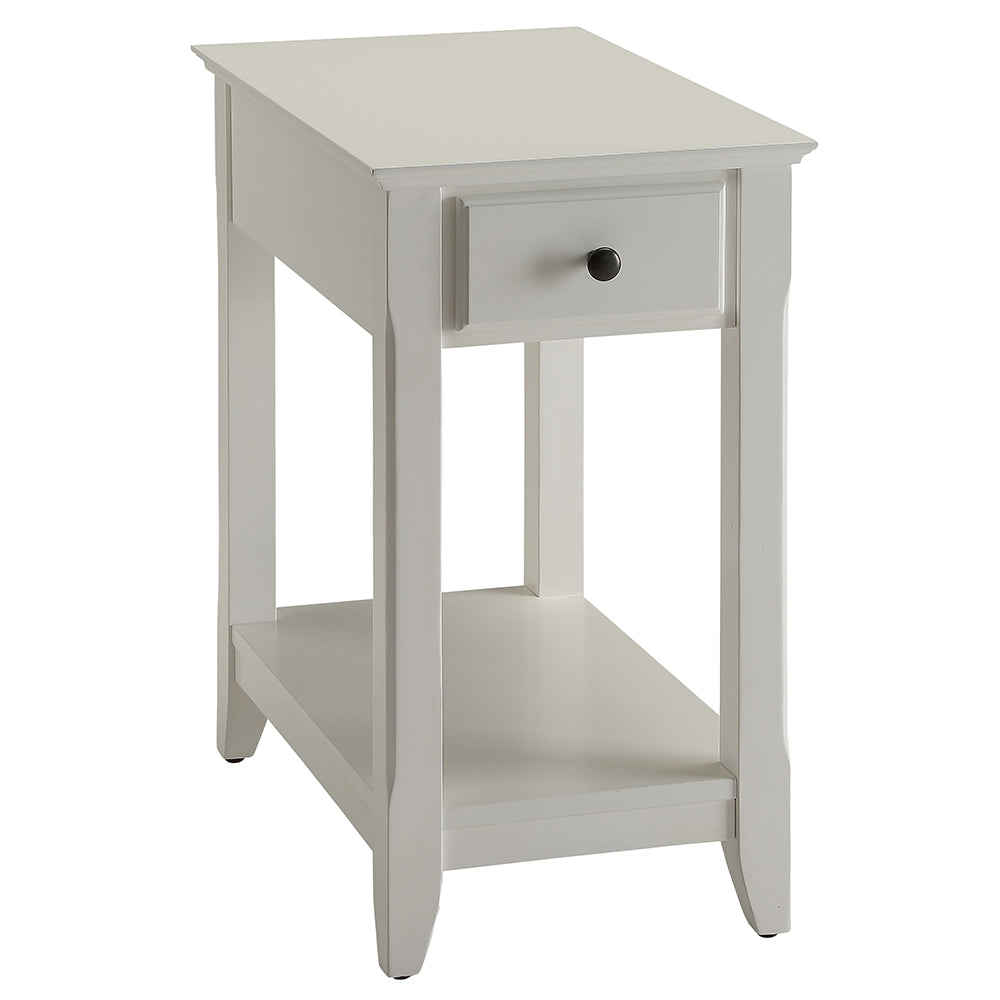 Bertie White Accent Table - Ornate Home