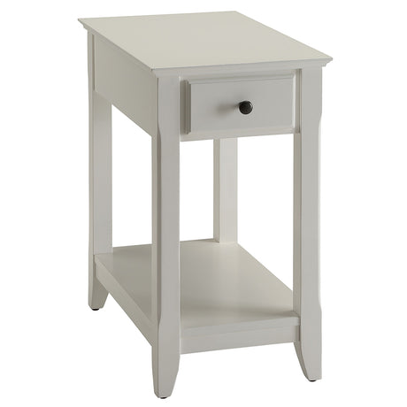 Bertie White Accent Table - Ornate Home