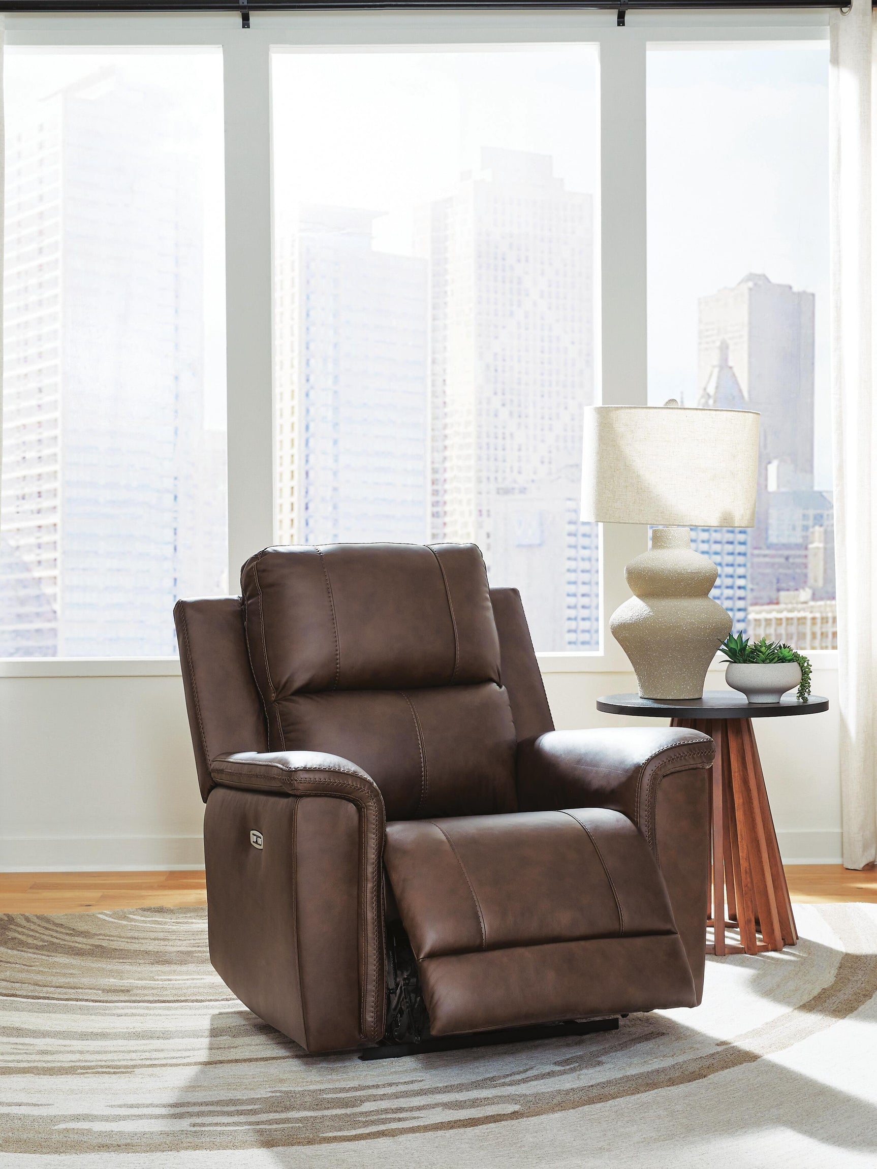 Beryton Espresso Power Recliner (Online Special Price) - Ornate Home