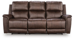 Beryton Espresso Power Reclining Sofa - Ornate Home
