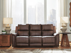 Beryton Espresso Power Reclining Sofa - Ornate Home