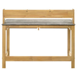 Besler Cement/Natural 47-inch SmartTop Writing Desk with Shelf - Ornate Home