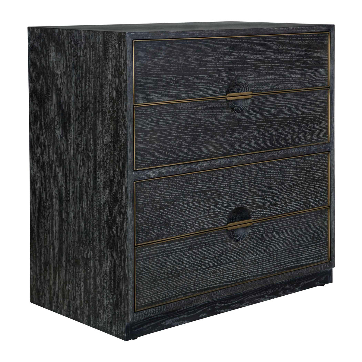 Besos Walnut 4 Drawer Chest - Ornate Home