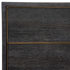 Besos Walnut 4 Drawer Chest - Ornate Home