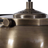 Bessemer Black/Brass Industrial Floor Lamp - Ornate Home