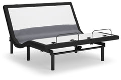 Best Base with Lumbar and Audio Charcoal Gray King Adjustable Base - Ornate Home