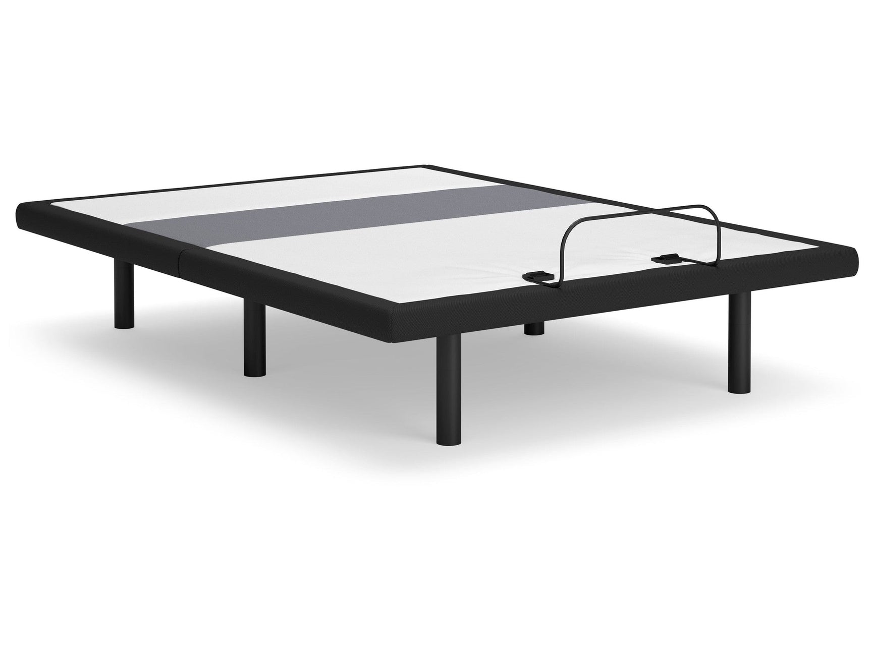 Best Base with Lumbar and Audio Charcoal Gray Queen Adjustable Base (Online Special Price) - Ornate Home