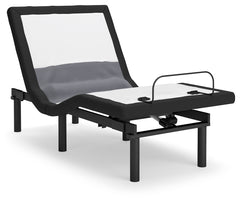 Best Base with Lumbar and Audio Charcoal Gray TXL Adjustable Base - Ornate Home
