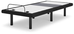Best Base with Lumbar and Audio Charcoal Gray TXL Adjustable Base - Ornate Home