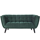Bestow Green Performance Velvet Loveseat - Ornate Home