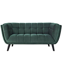 Bestow Green Performance Velvet Loveseat - Ornate Home