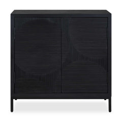 Beswick Black 2 Door Cabinet - Ornate Home