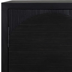 Beswick Black 2 Door Cabinet - Ornate Home