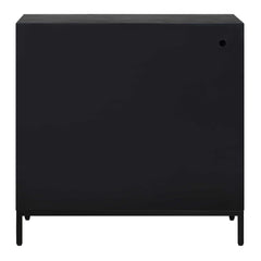 Beswick Black 2 Door Cabinet - Ornate Home