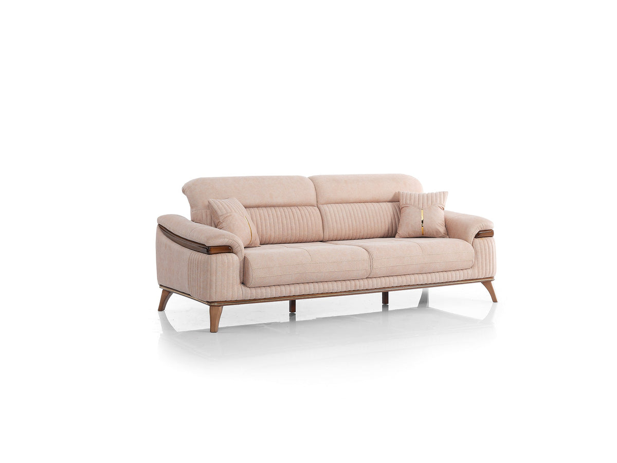 Beta Beige Convertible Sofa - Ornate Home