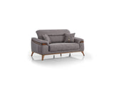 Beta Fume 3-pieces (Sofa & Loveseat & Chair) Living Room Set
