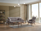 Beta Fume 3-pieces (Sofa & Loveseat & Chair) Living Room Set