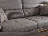 Beta Fume 3-pieces (Sofa & Loveseat & Chair) Living Room Set