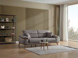 Beta Fume Convertible Sofa