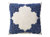 Beth Beige/Indigo Pillow (Set of 2) - Ornate Home