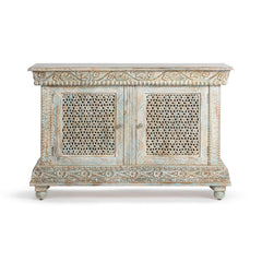 Beth Seaside Blue 2 Door Cabinet - Ornate Home