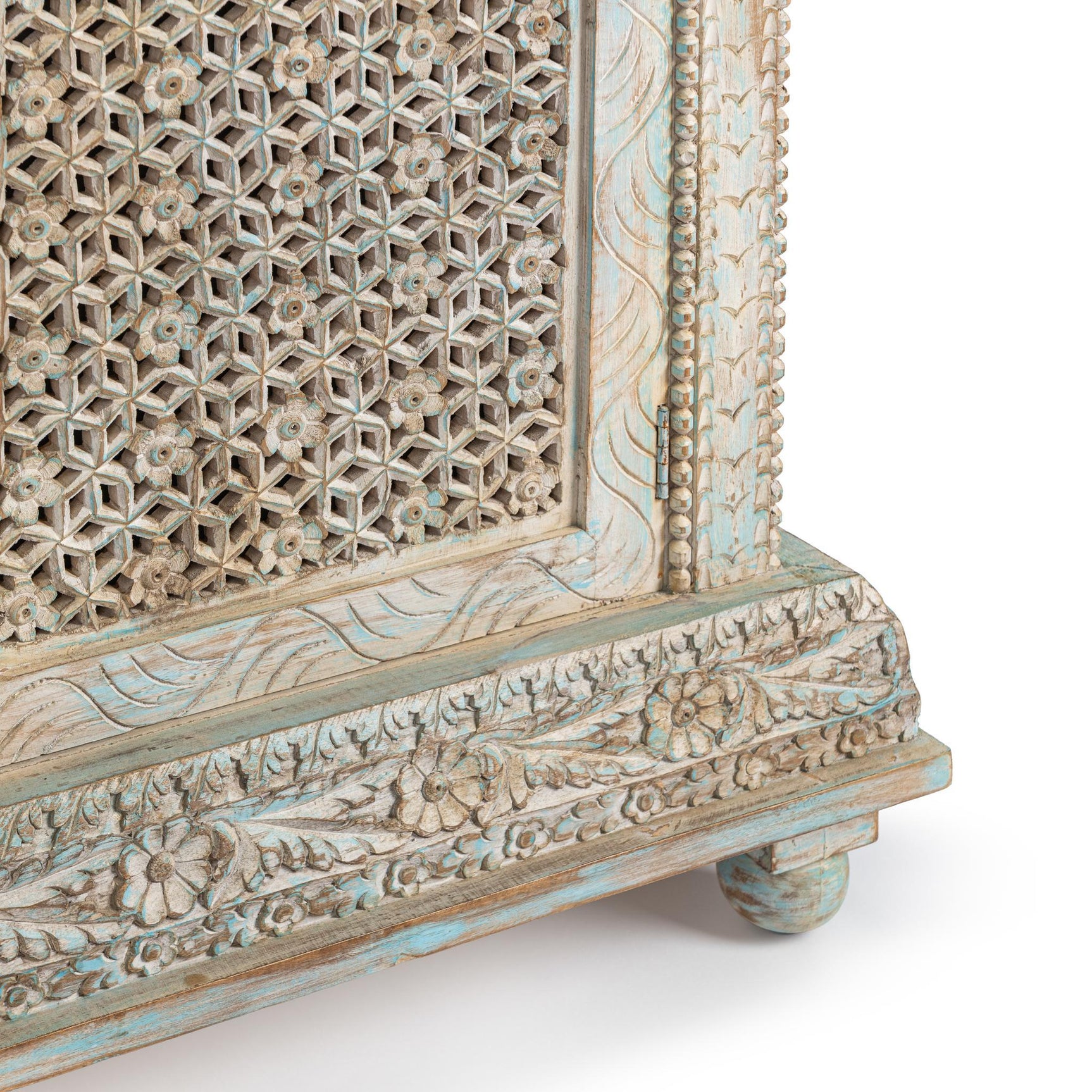 Beth Seaside Blue 2 Door Cabinet - Ornate Home