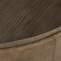 Bethanstone Warm Brown Storage Ottoman - Ornate Home