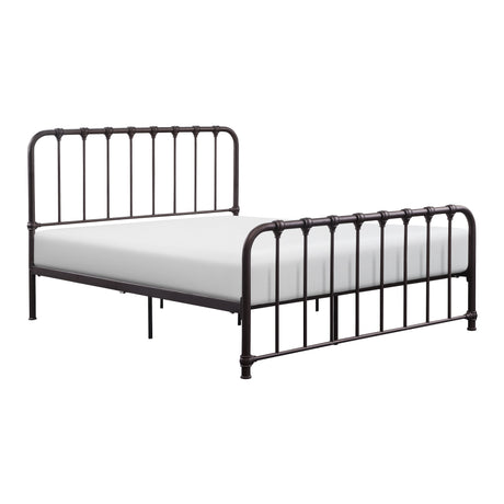 Bethany Dark Bronze Full Metal Platform Bed - Ornate Home