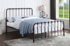 Bethany Dark Bronze Full Metal Platform Bed - Ornate Home