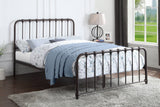 Bethany Dark Bronze Queen Metal Platform Bed - Ornate Home