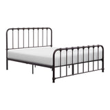 Bethany Dark Bronze Queen Metal Platform Bed - Ornate Home