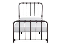 Bethany Dark Bronze Twin Metal Platform Bed - Ornate Home