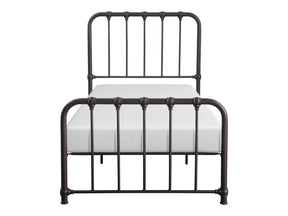 Bethany Dark Bronze Twin Metal Platform Bed - Ornate Home
