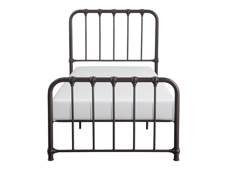 Bethany Dark Bronze Twin Metal Platform Bed - Ornate Home