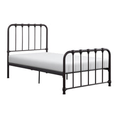 Bethany Dark Bronze Twin Metal Platform Bed - Ornate Home