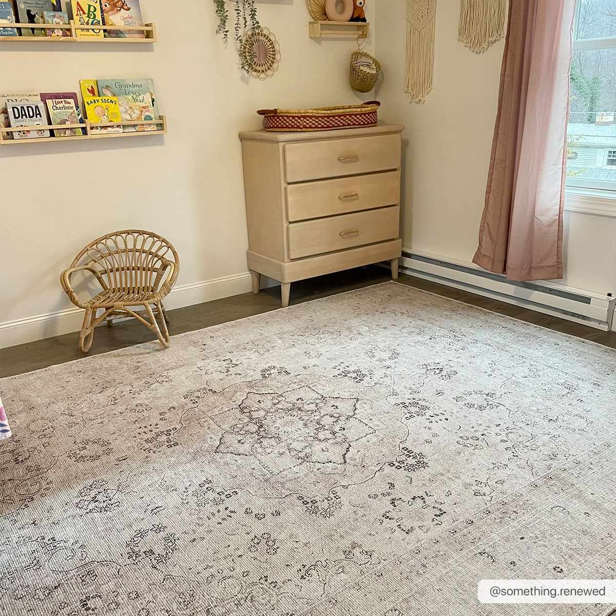 Bethany Vintage Flat Pile Washable Rug - Ornate Home