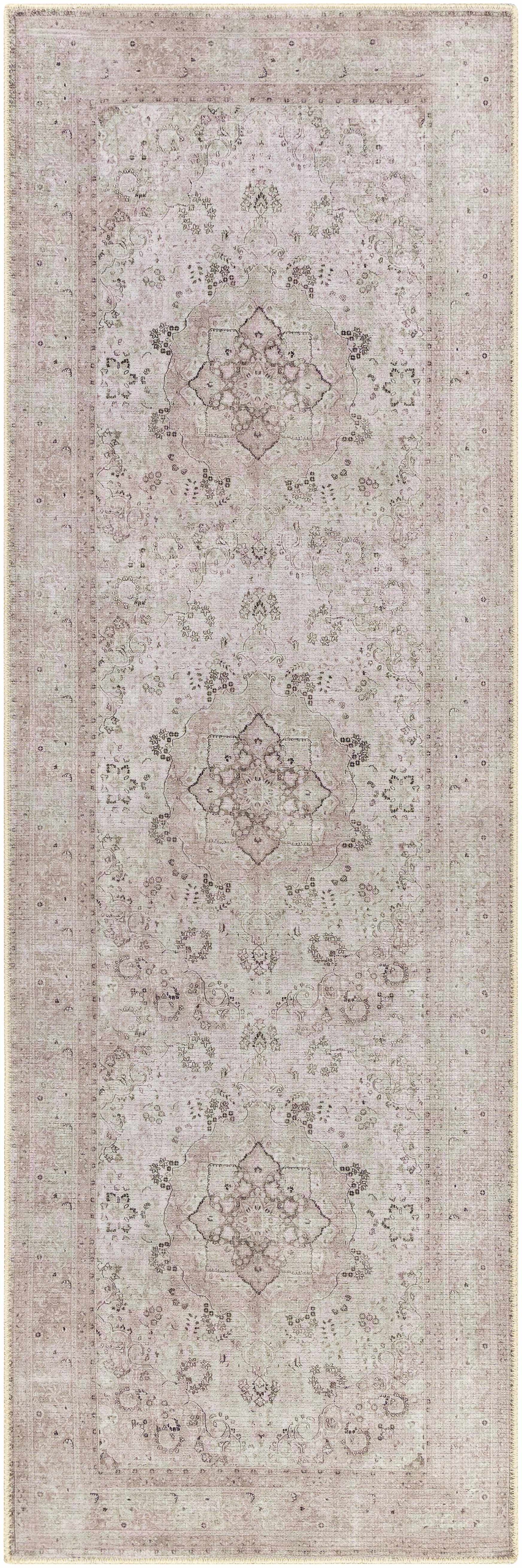Bethany Vintage Flat Pile Washable Rug - Ornate Home