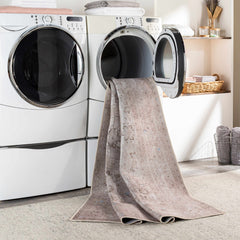 Bethany Vintage Flat Pile Washable Rug - Ornate Home
