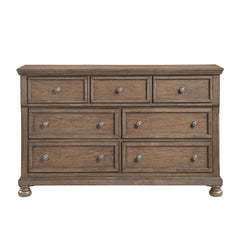 Bethel Antique Brown 5-Piece Queen Bedroom Set - Ornate Home