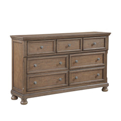 Bethel Antique Brown 5-Piece Queen Bedroom Set - Ornate Home